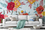 3D peony flower wall mural wallpaper 10- Jess Art Decoration