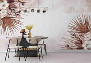 3D Watercolor Floral Leaves Wall Mural Wallpaper LQH 42- Jess Art Decoration