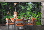 3D  Forest Giraffe Wall Mural Wallpaper SWW1696- Jess Art Decoration