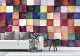 3D Colorful Square  Wall Mural Wallpaper 175- Jess Art Decoration
