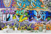 3D Graffiti Wall Mural Wallpaper 38- Jess Art Decoration