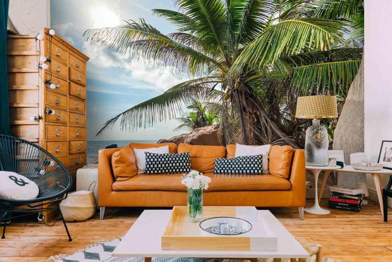 3D Tropical Plant Beach Wall Mural Wallpaper 62- Jess Art Decoration