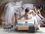 3D Dancing Girl Ballet ballet dancer mural wall mural wallpaper for bedroom