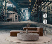 3D Industrial Iron Frame Factory Wall Mural Wallpaper GD 2700- Jess Art Decoration