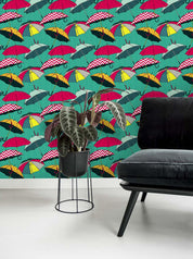 3D Umbrella Green Wall Mural Wallpaper 76- Jess Art Decoration