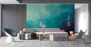 3D Abstract Ocean Waves Wall Mural Wallpaper SWW 6- Jess Art Decoration