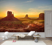 3D Sunset Desert Wall Mural Wallpaper 36- Jess Art Decoration