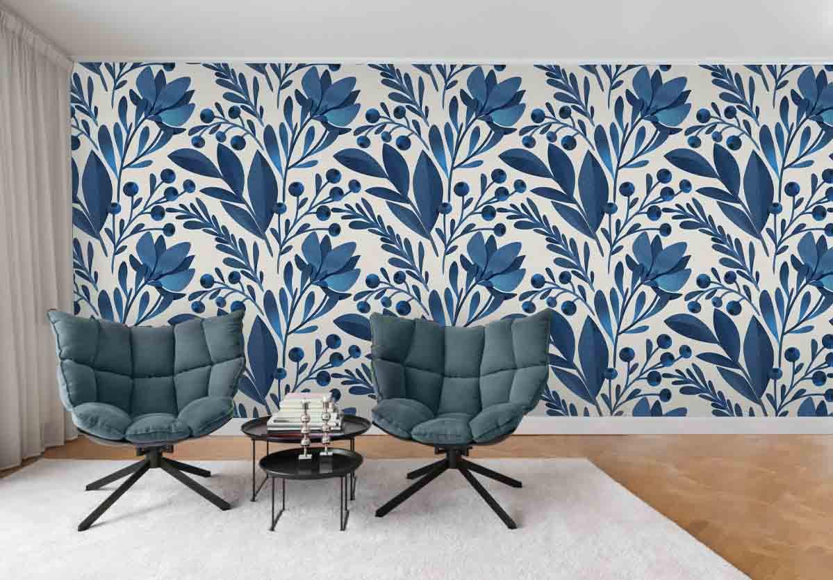 3D Floral Leaves Wall Mural Wallpaper 46- Jess Art Decoration