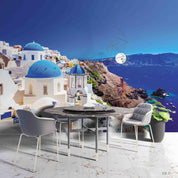 3D Scene Of Aegean Sea Wall Mural Wallpaper WJ 1318- Jess Art Decoration