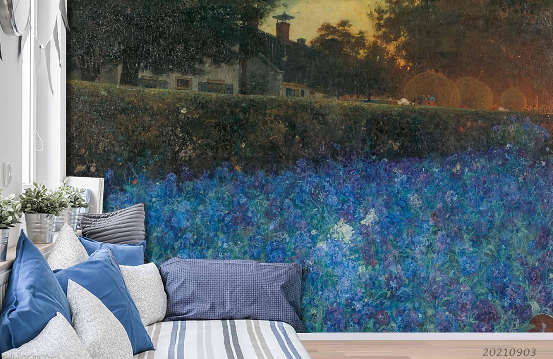 3D Landscape Art Oil Painting Wall Mural Wallpaper LQH 189- Jess Art Decoration