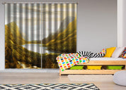 3D Nature Landscape Oil Painting Curtains and Drapes LQH 60- Jess Art Decoration