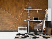 3D Wood Panel Stitching Wall Mural Wallpaper LQH 326- Jess Art Decoration