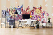 3D Colourful Animal Characters cute anime animal character mural wall mural wallpaper for kids room - view 4