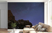 3D Night Mountain Starry Sky Landscape Wall Mural Wallpaper GD 2857- Jess Art Decoration