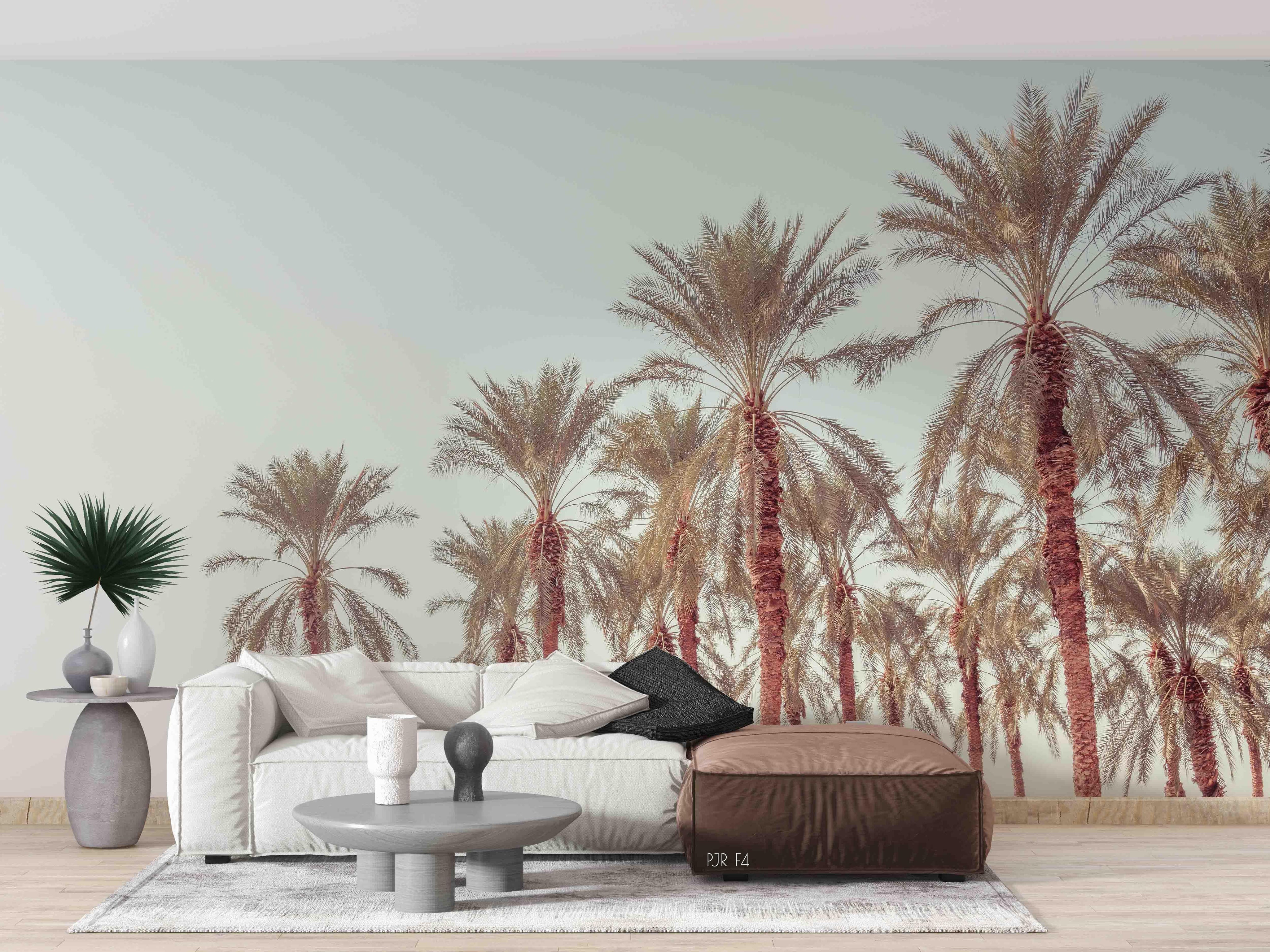 3D Tropical Landscape Tree Leaves Wall Mural Wallpaper WJ 5241- Jess Art Decoration