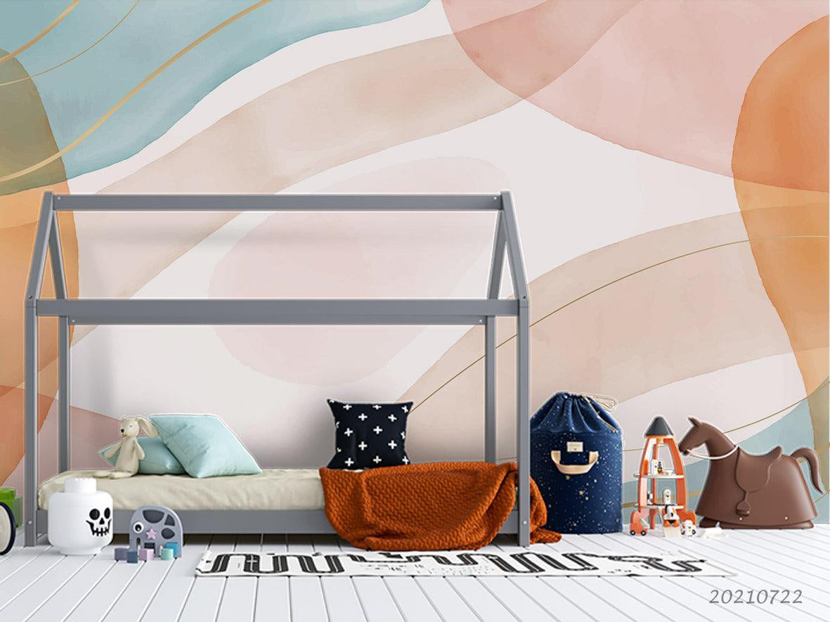 3D Watercolor Color Graphics Wall Mural Wallpaper LQH 332- Jess Art Decoration
