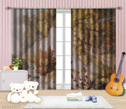 3D Nature Landscape Oil Painting Curtains and Drapes LQH 50- Jess Art Decoration