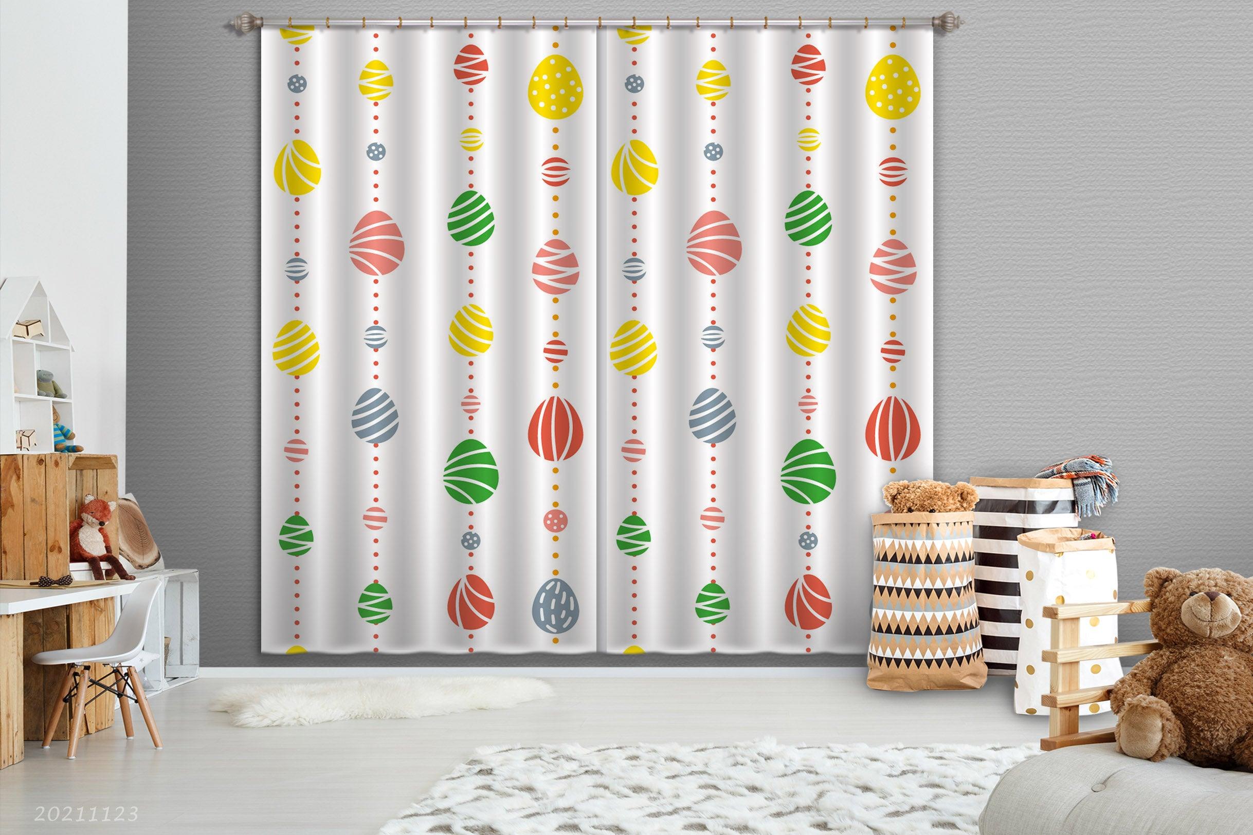 3D Colorful Beads Chain Curtains and Drapes LQH 190- Jess Art Decoration