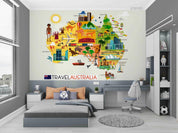 3D Iconic Building Map Wall Mural Wallpaper LQH 299- Jess Art Decoration