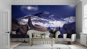 3D Starry Snow Mountain Wall Mural Wallpaper A101 LQH- Jess Art Decoration