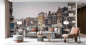 3D Hand-painted Europe Old Architecture Wall Mural Wallpaper SWW4980- Jess Art Decoration