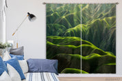 3D Landscape Mountain Green Vegetation Curtains and Drapes GD 4198- Jess Art Decoration