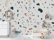 3D Soft Terrazzo Confetti soft terrazzo confetti pattern wall mural wallpaper for nursery - view 4