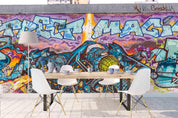 3D abstract robot war graffiti wall mural wallpaper 47- Jess Art Decoration