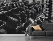 3D Fitness Equipment Dumbbell Wall Mural Wallpaper GD 3000- Jess Art Decoration