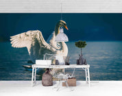 3D Swan Lake Scenery Wall Mural Wallpaper 41 LQH- Jess Art Decoration
