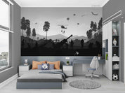 3D Forest Tank War Soldier Wall Mural Wallpaper LQH 192- Jess Art Decoration