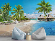 3D Nature Landscape Sea Plant Wall Mural Wallpaper WJ 5205- Jess Art Decoration