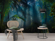 3D Tropical Jungle Palm Wall Mural Wallpaper LQH 10- Jess Art Decoration