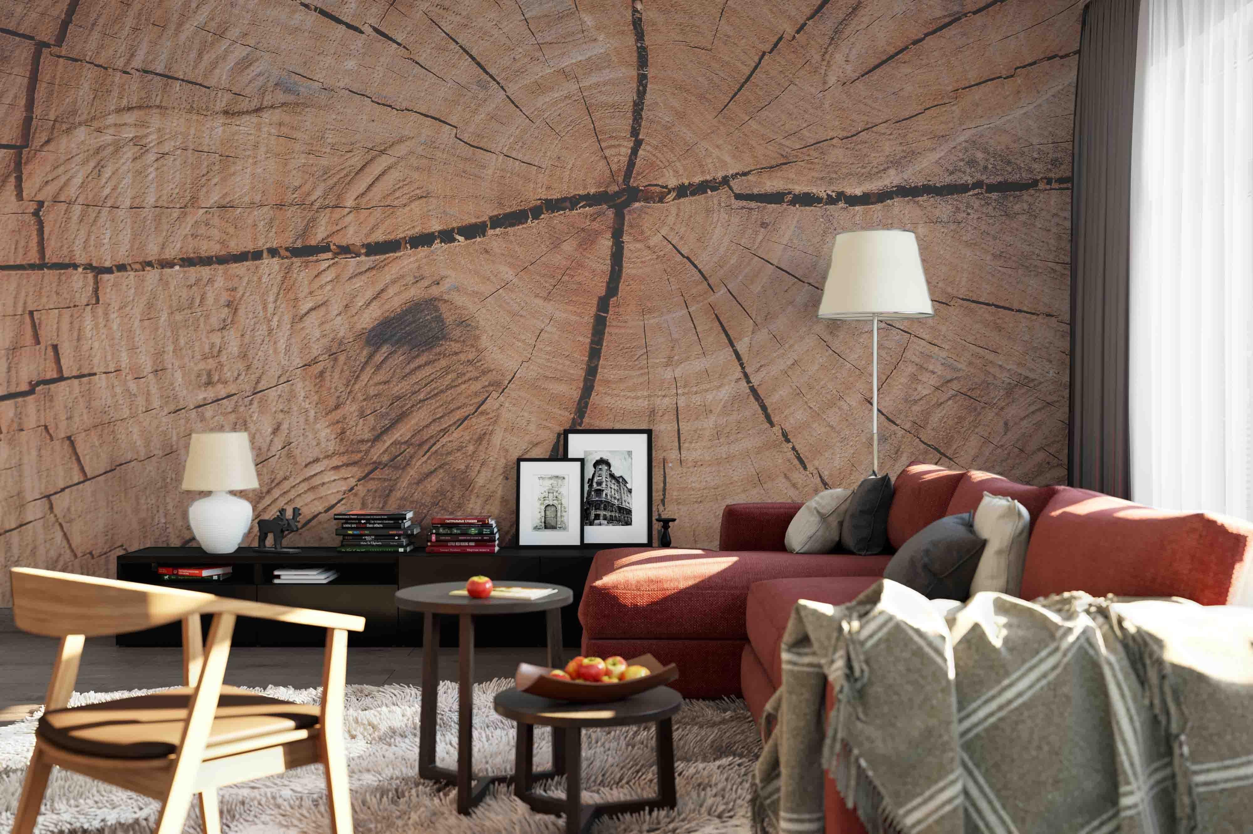 3D Timber Pile Wall Mural Wallpaper 67- Jess Art Decoration