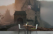 3D Castle Building Landscape Wall Mural Wallpaper LQH 589- Jess Art Decoration