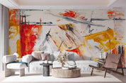 3D Abstract Oil Painting Brushstroke  Color Wall Mural Wallpaper SWW704- Jess Art Decoration