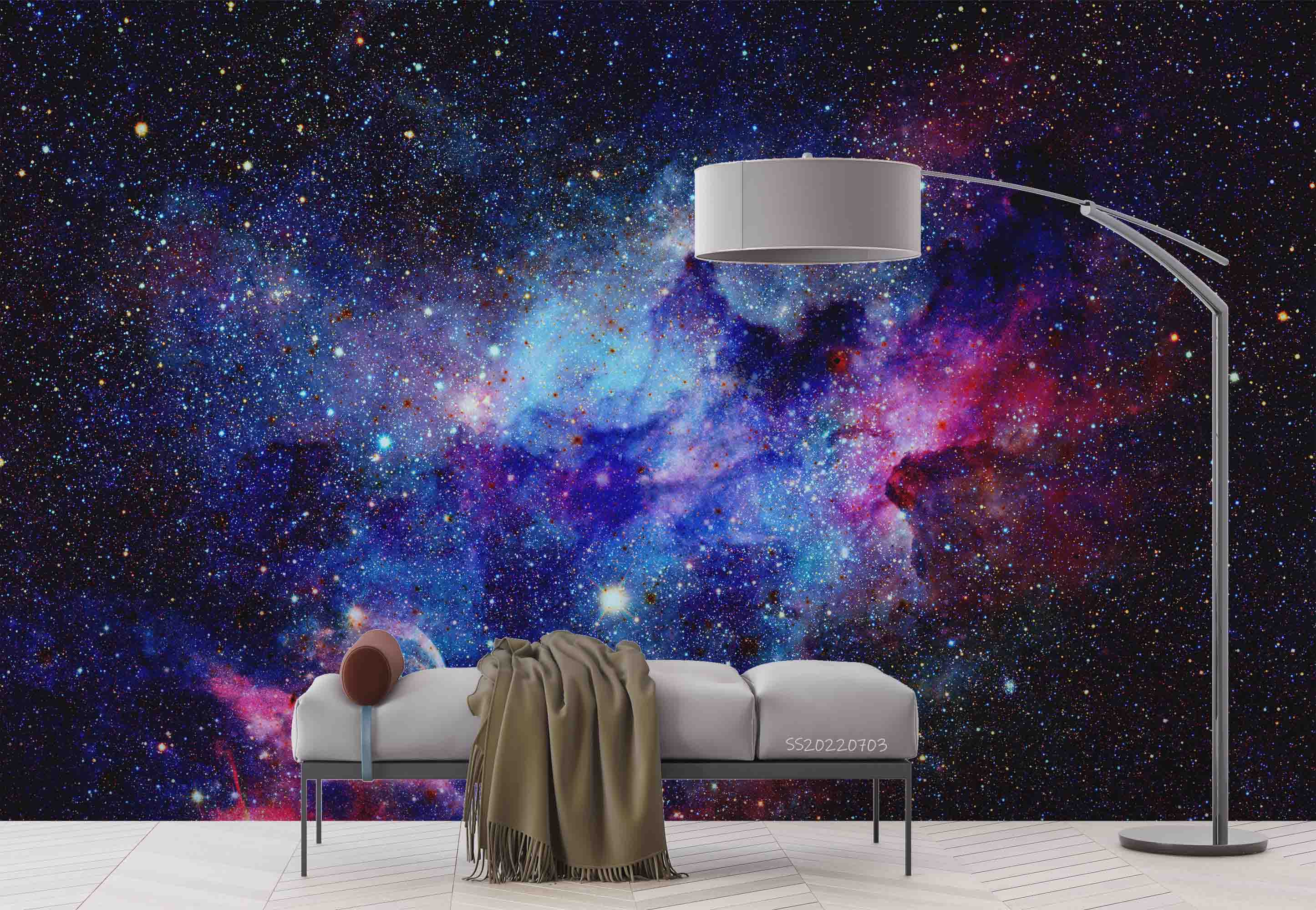 3D Mystical Universe Galaxy Wall Mural Wallpaper GD 1108- Jess Art Decoration