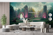 3D Fantasy Green Forest Wall Mural Wallpaper GD 2319- Jess Art Decoration