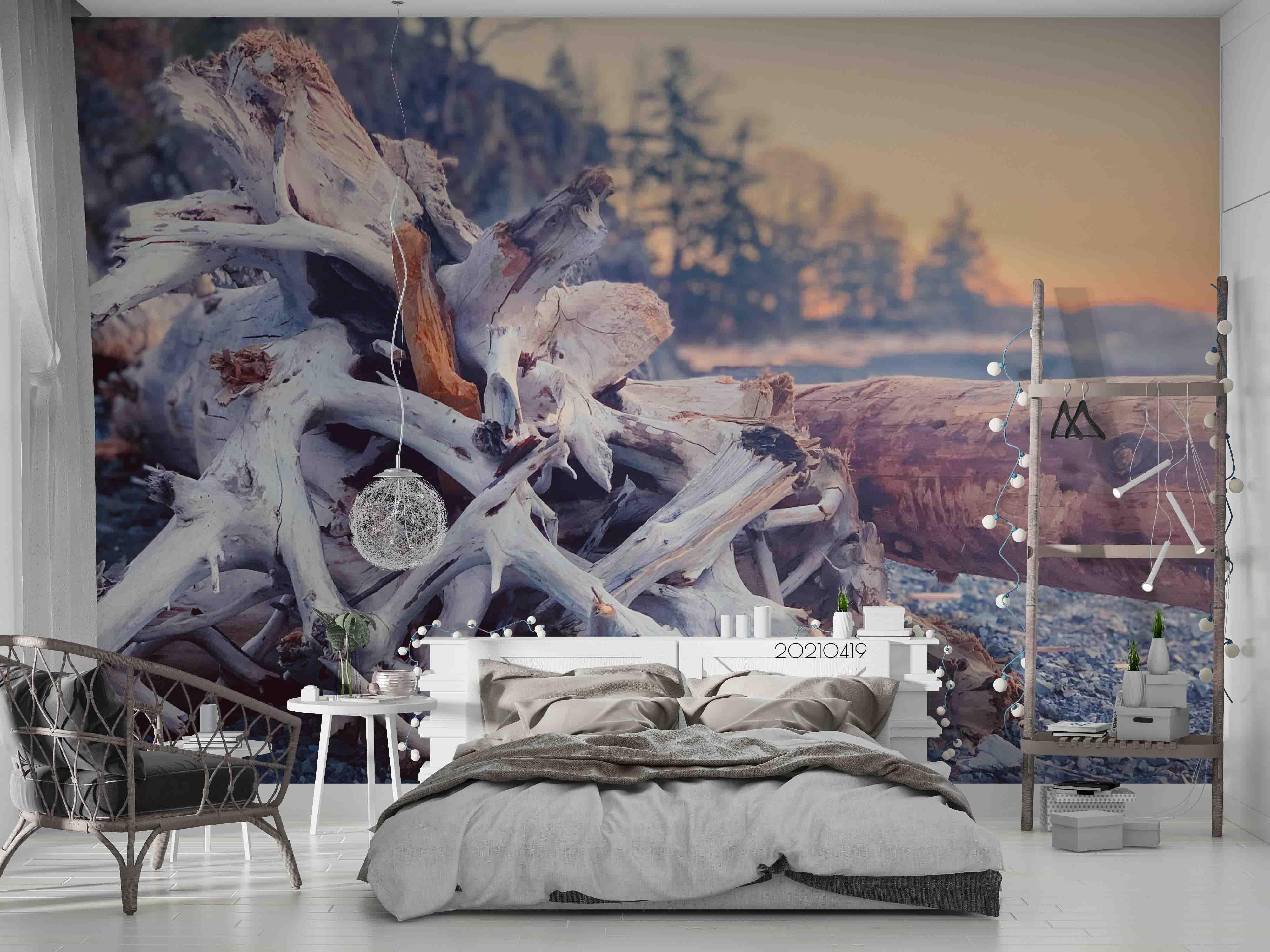 3D Dead Branch Wall Mural Wallpaper LQH 698- Jess Art Decoration