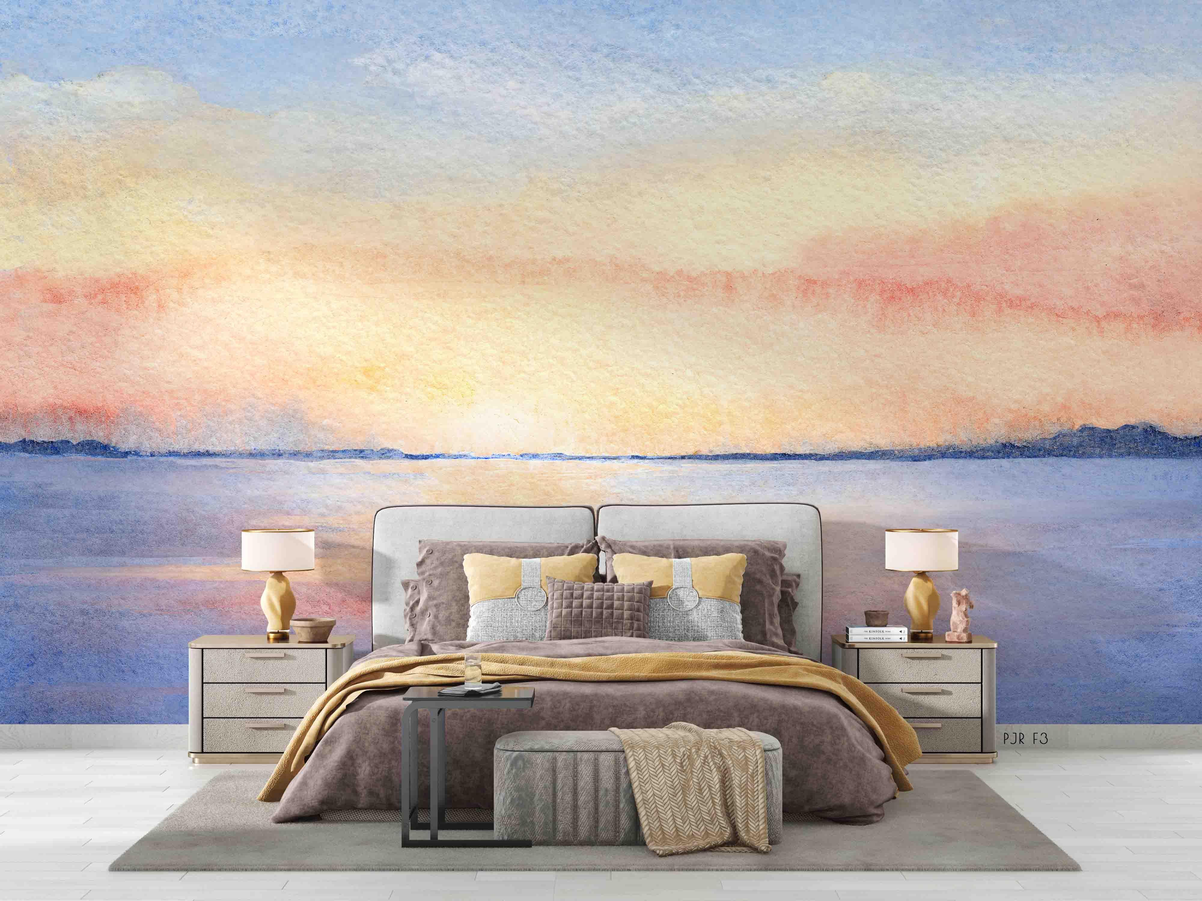 3D Hand Drawn Colorful Scenery Wall Mural Wallpaper LXL 9651- Jess Art Decoration