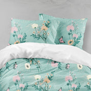 3D Pink White Floral Quilt Cover Set Bedding Set Pillowcases 159- Jess Art Decoration