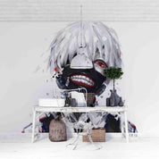 3D Masked Dark Anime Boy dark masked anime boy mural wall mural wallpaper for teen room - view 4