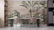 3D Vintage Tropical Plant Leaves Wall Mural Wallpaper GD 760- Jess Art Decoration
