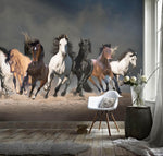 3D Galloping Horse Wall Mural Wallpaper 126- Jess Art Decoration