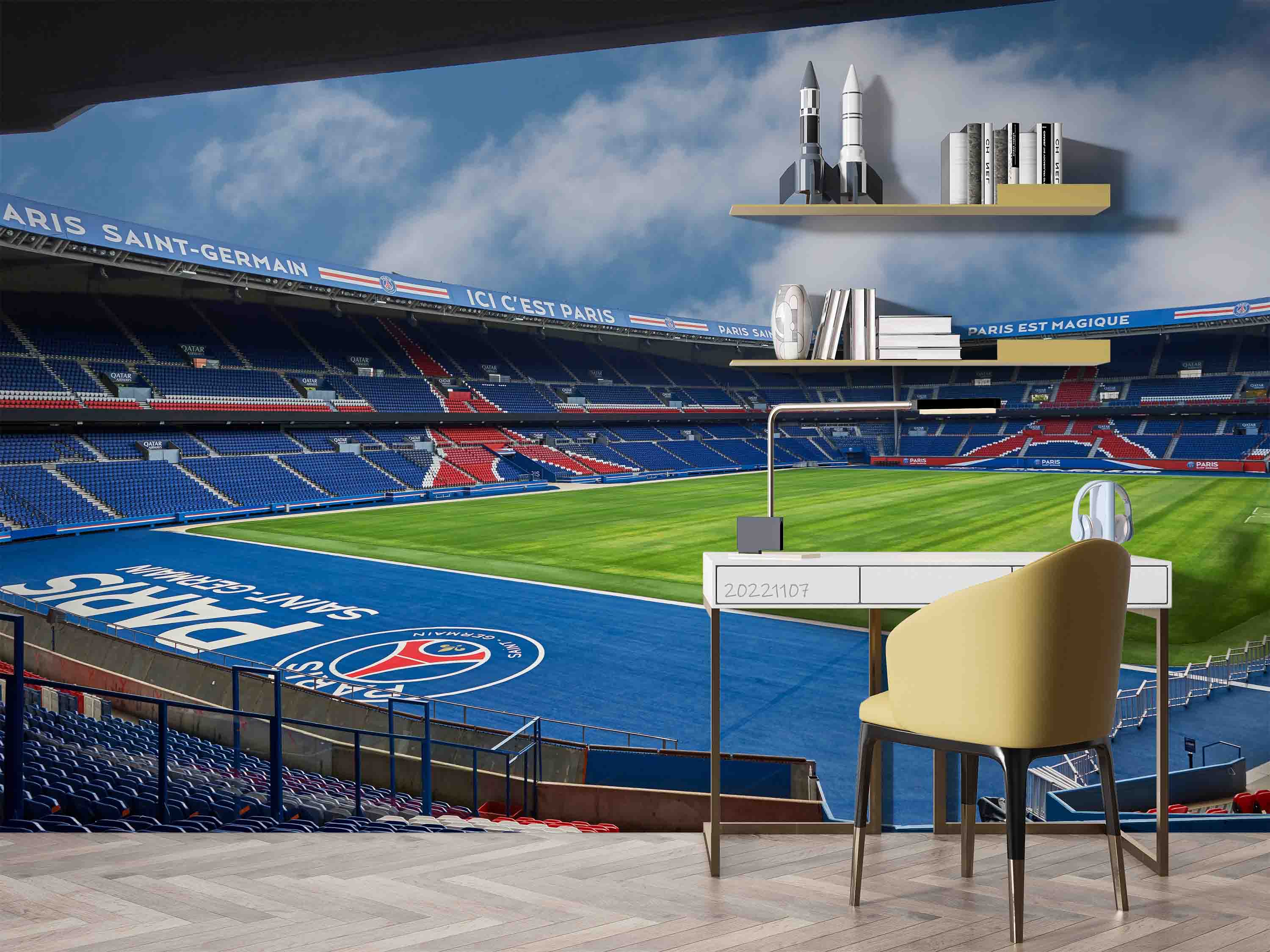 3D France Parc des Princes Wall Mural Wallpaper GD 4- Jess Art Decoration
