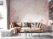 3D Watercolor Pink Floral Wall Mural Wallpaper SWW3597- Jess Art Decoration