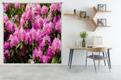 3D Purple Floral Curtains and Drapes LQH 154- Jess Art Decoration
