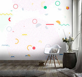 3D White Background Color Symbol Wall Mural Wallpaper 119- Jess Art Decoration