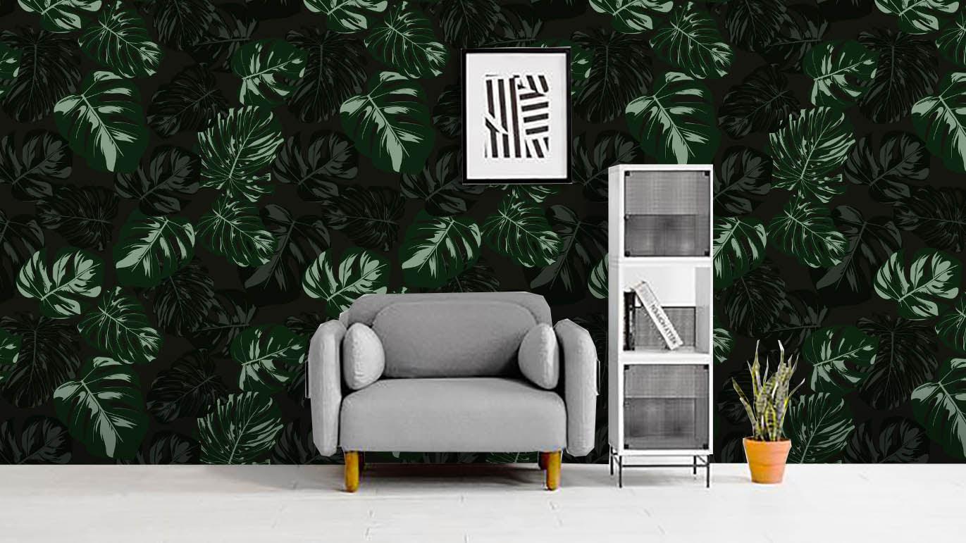 3D Green Leaves Wall Mural Wallpaper 28- Jess Art Decoration