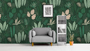 3D Green leaves Wall Mural Wallpaper 31- Jess Art Decoration